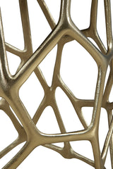 Ariel - Short End Table - Black / Gold