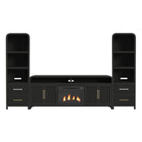 Ridgemont - 4 Piece Entertainment Unit With 82" TV Console