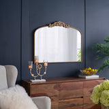 Arch Mirror, Baroque Inspired Wall Decor For Bathroom, Bedroom, Living Room