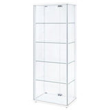 Hyacinth - 4 Shelf Curio Cabinet