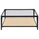 Kenneth - Square Coffee Table - Black