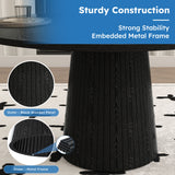 Round Dining Table With Strip Base
