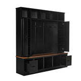 Hall Tree With Storage Bench, Entryway Coat Rack With Hooks
