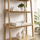 33 Inch Tiered Display Bookshelf with Concealed Storage - Bookcases available at Alpine Outlets in Denver