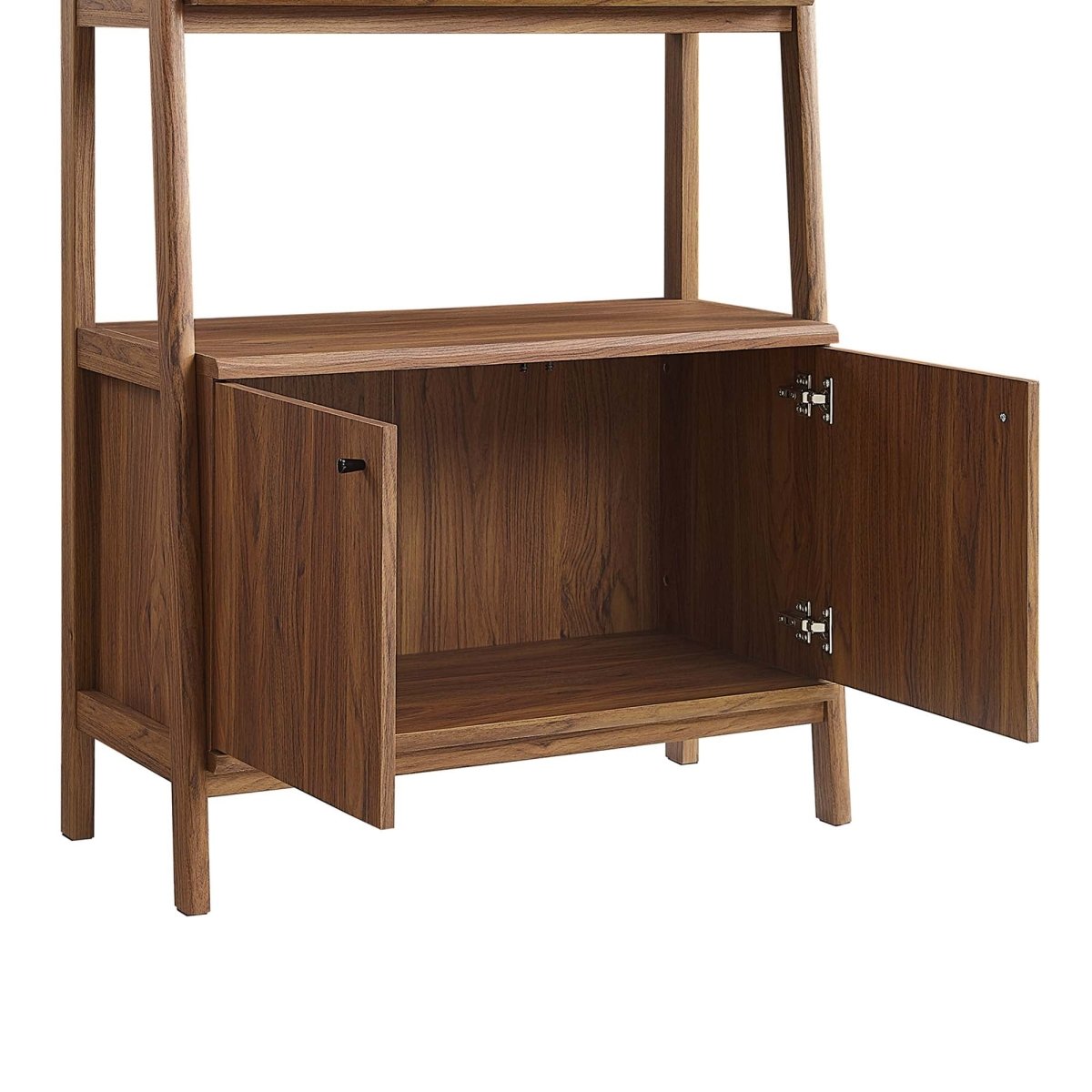 33 Inch Tiered Display Bookshelf with Concealed Storage - Bookcases available at Alpine Outlets in Denver