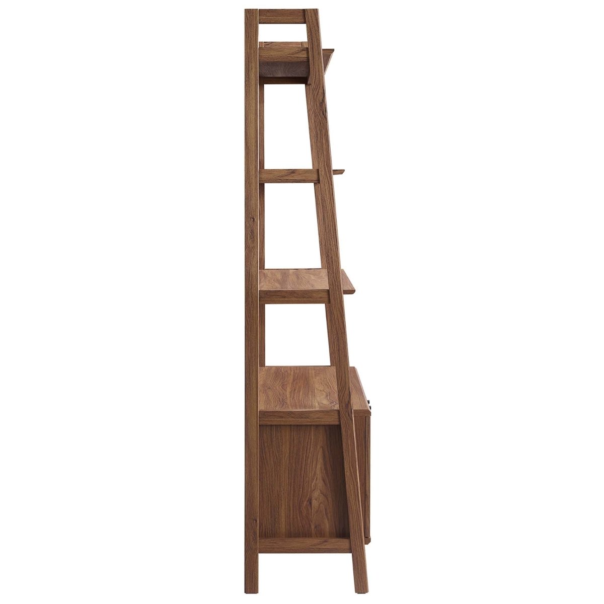 33 Inch Tiered Display Bookshelf with Concealed Storage - Bookcases available at Alpine Outlets in Denver