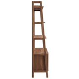 33 Inch Tiered Display Bookshelf with Concealed Storage - Bookcases available at Alpine Outlets in Denver