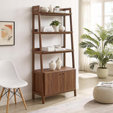 33 Inch Tiered Display Bookshelf with Concealed Storage - Bookcases available at Alpine Outlets in Denver