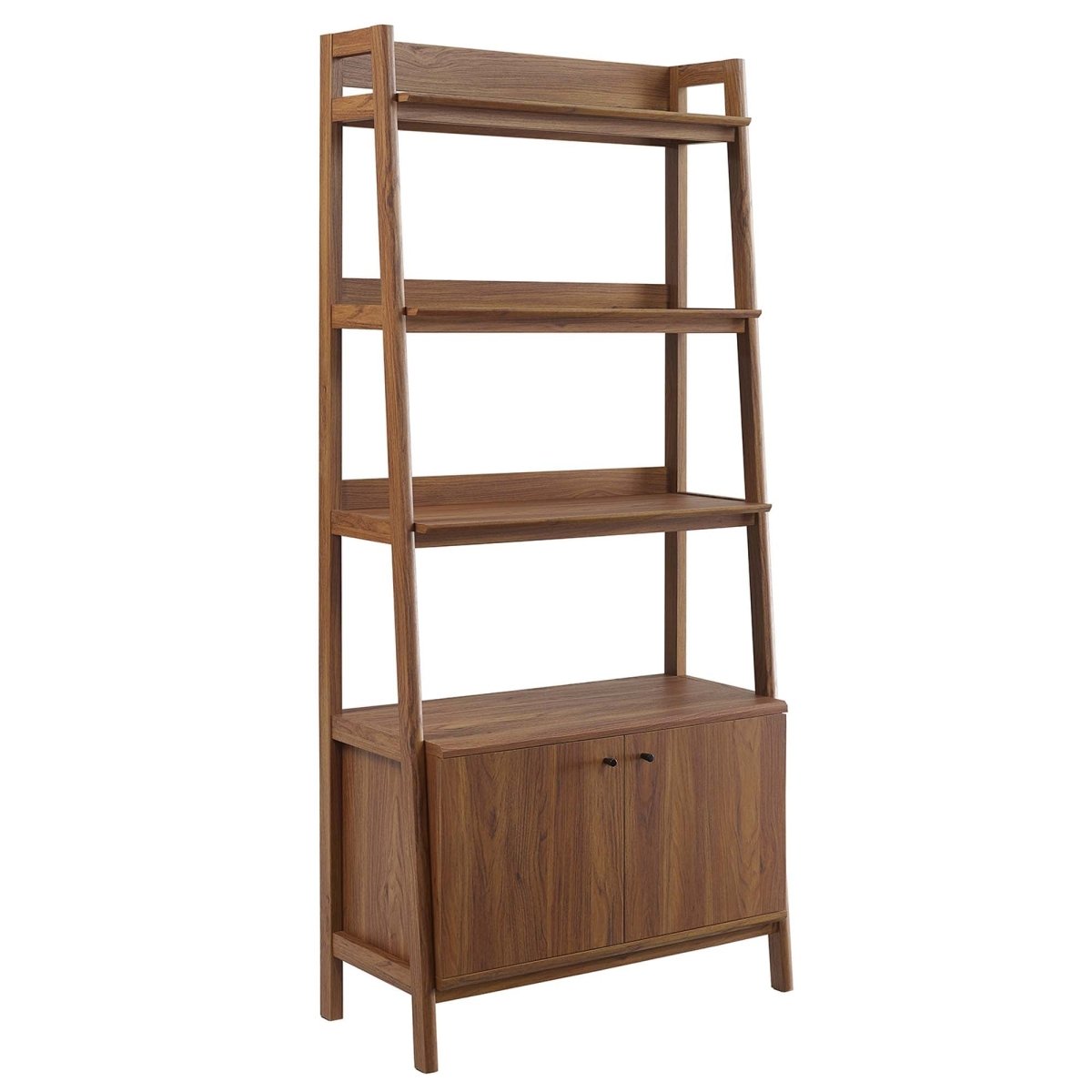 33 Inch Tiered Display Bookshelf with Concealed Storage - Bookcases available at Alpine Outlets in Denver