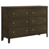 Clement - 4 Piece Queen Bedroom Set With Tufted Headboard - Dark Coffee
