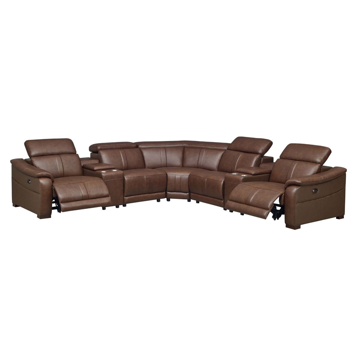 Modular Sectional & Recliner Seat And Adjustable Headrest
