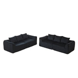 Minimalist Set With Curved Lines & Gently Sloped Backrest