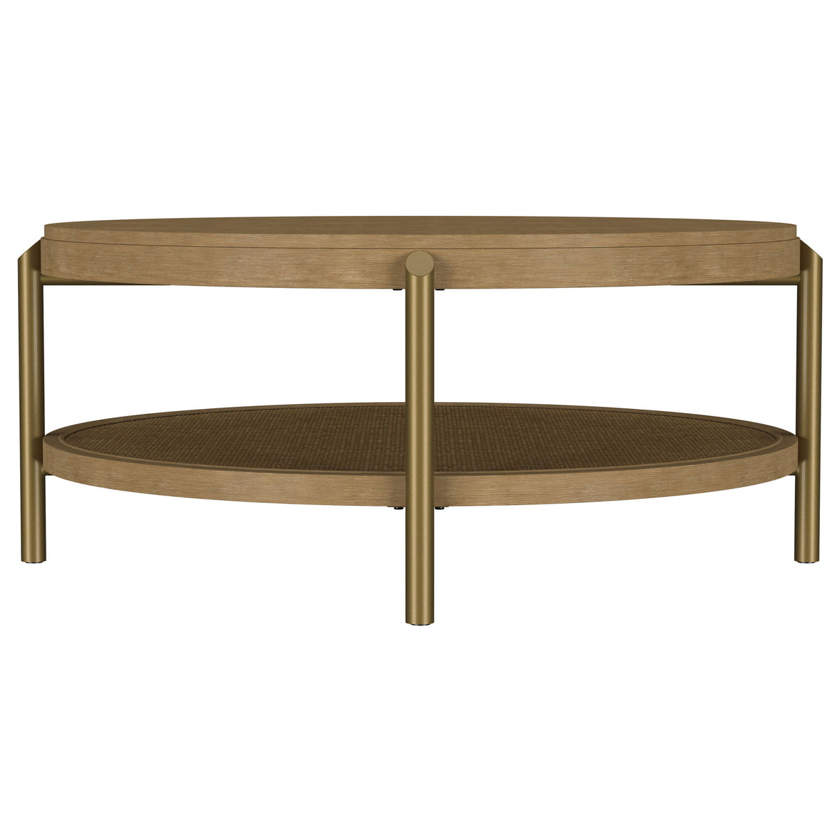Benson - Round Table With Storage Shelf