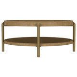 Benson - Round Table With Storage Shelf