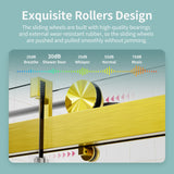 Frameless Single Sliding Soft Close Shower Doors, 3 / 8" Tempered Glass Reversible Installatio