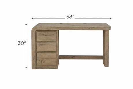 Pagosa - Junior Executive Desk - English Knotty Oak
