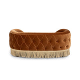 Monroe - Dog Sofa Bed - Burnt Orange