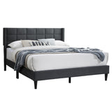 Bed Upholstered Box Design Headboard
