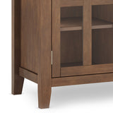 Artisan - Tall TV Media Stand - Rustic Natural Aged Brown