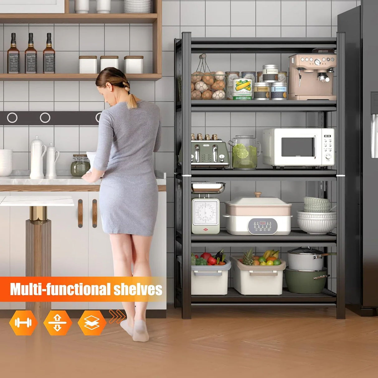 Adjustable Height Storage Rack