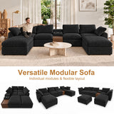 Modular Cloud Couch With Storage Console