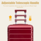 Hard Shell Travel Luggage With Scratch Resistant Surface
