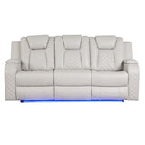 Benz - Power Recliner Set With LED Lighting And USB Charging