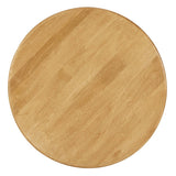 34 Inch Mid - Century Round Mango Wood Coffee Table - Coffee Tables available at Alpine Outlets in Denver