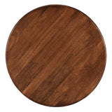 34 Inch Mid - Century Round Mango Wood Coffee Table - Coffee Tables available at Alpine Outlets in Denver