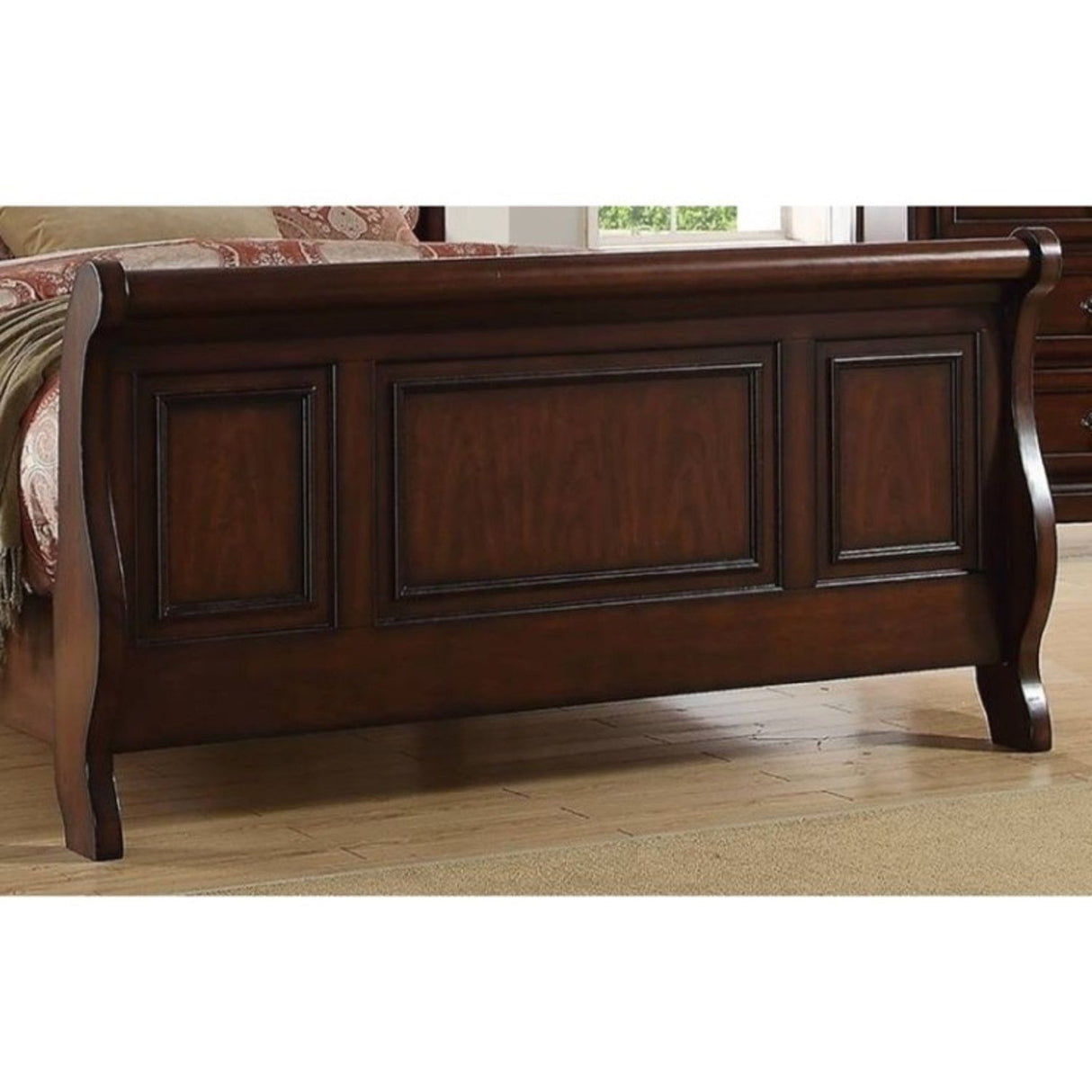 Bed With 2 Panel Headboard And Footboard