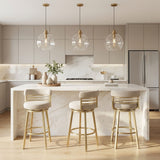 Santorini - Barstool With Fabric Seat