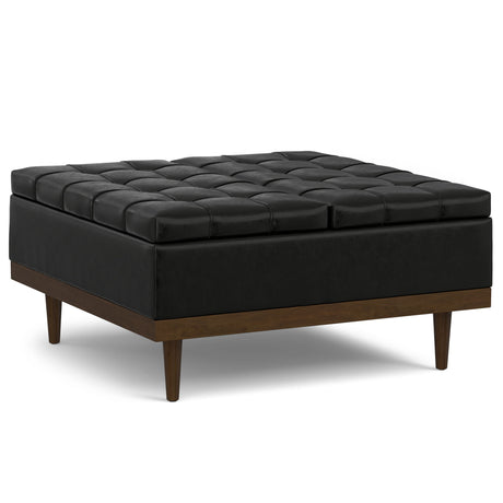 Mariah - Upholstered Lift Top Table Storage Ottoman - Storage Ottomans - Alpine Outlets