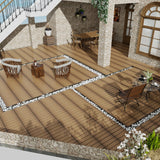 Patio Deck Tiles, Pack Of 22