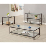 Weston - 2 Shelf Entryway Console Table - Black