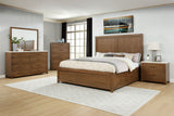 Devonshire - Nightstand With Marble Top And USB Port - Cognac
