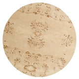 35 Inch Sophisticated Round Burl Wood Coffee Table - Coffee Tables available at Alpine Outlets in Denver