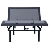 Negan Twin XL Adjustable Bed Base - Grey and Black