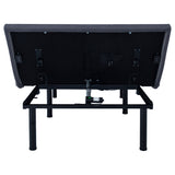 Negan Twin XL Adjustable Bed Base - Grey and Black