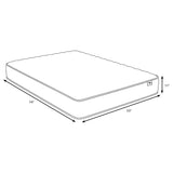 Hayes Full Firm Tight Top Hybrid Mattress in White