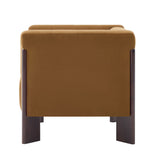 Accent Chair With Tight Back For Living Room
