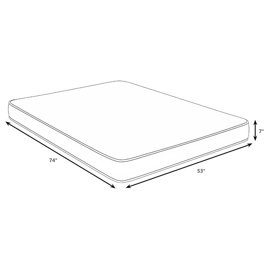 Kenyon 7-inch Full Bamboo Cover Firm Foam Mattress