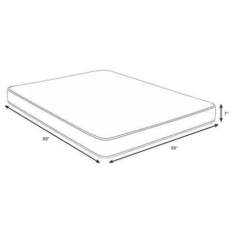 Kenyon 7-Inch Queen Bamboo Cover Firm Foam Mattress