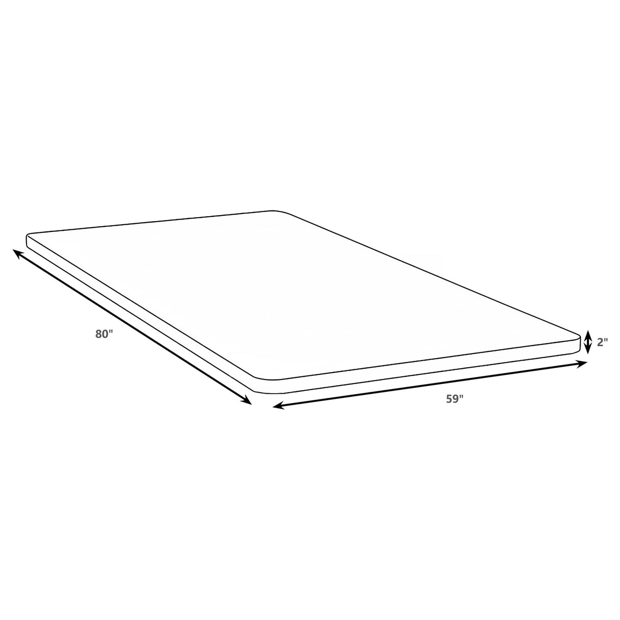 Eckard Queen Bunkie Board Foundation, Grey