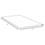 Eckard Queen Bunkie Board Foundation, Grey
