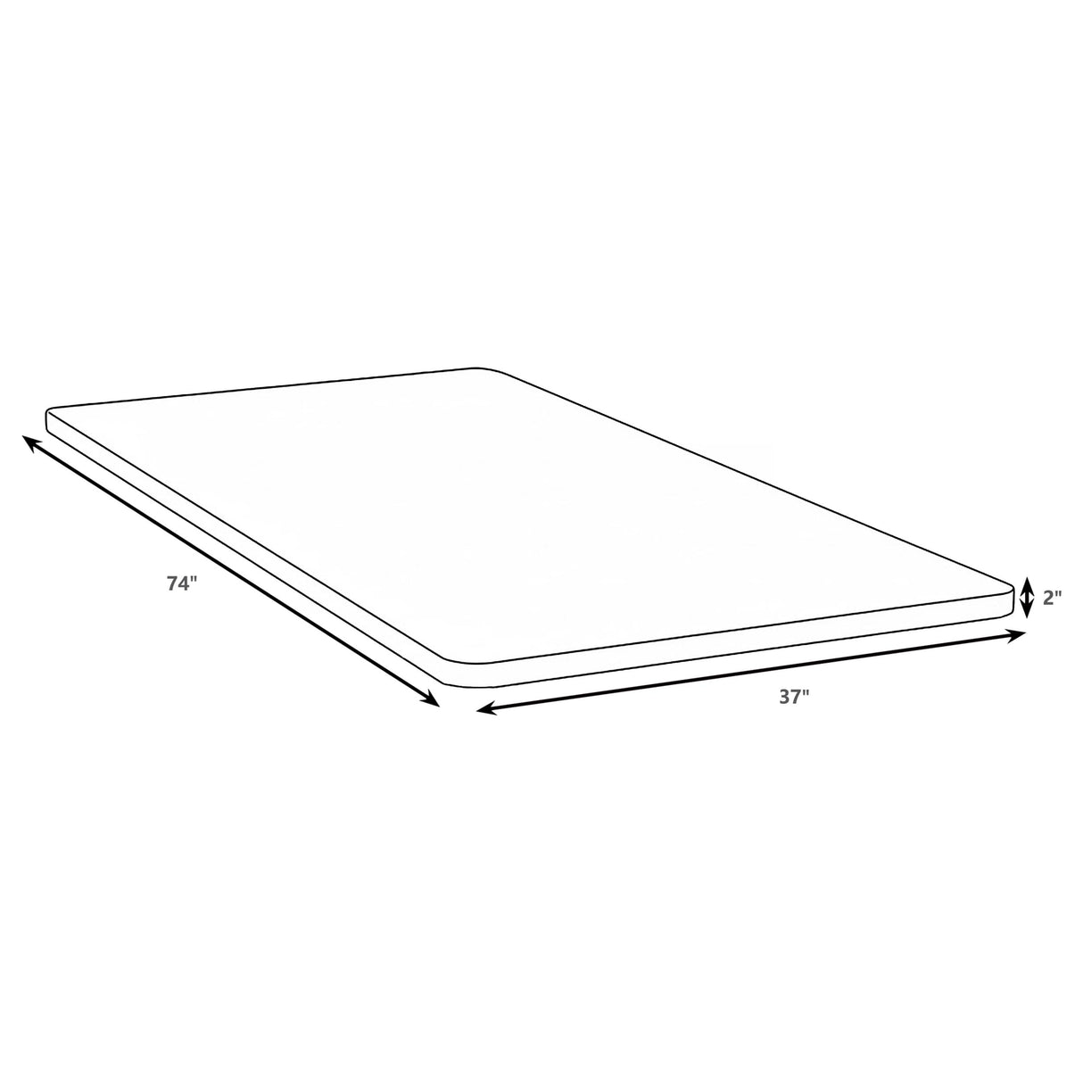 Eckard Twin Bunkie Board Foundation - Grey