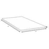 Eckard Twin Bunkie Board Foundation - Grey