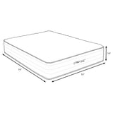 Montlake 14-Inch Full Cool Firm Memory Foam Hybrid Mattress