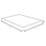 Mercer 5-Inch Split California King Low Profile Foundation