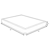 Mercer 9-Inch Queen Standard Box Spring Foundation in Grey