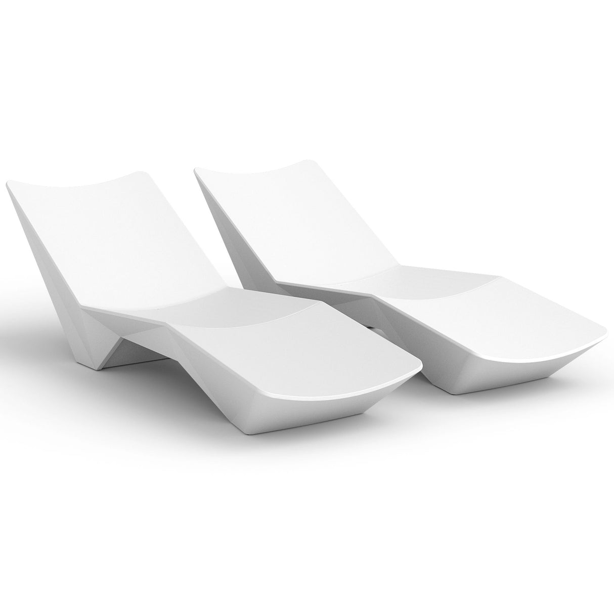 S-Shaped Pool Lounger, Essential For Outdoor Relaxation - White